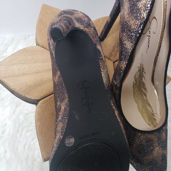 Jessica Simpson Glitter Heels - Picture 2 of 2